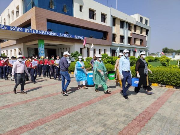 Our school organized Cleanliness Drive under Swachh Bharat Abhiyan Programme on the occasion or Gandhi Jayanti.